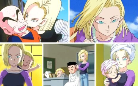 How did Android 18 fall in love with Krillin