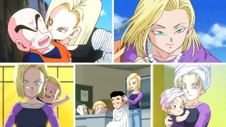How did Android 18 fall in love with Krillin