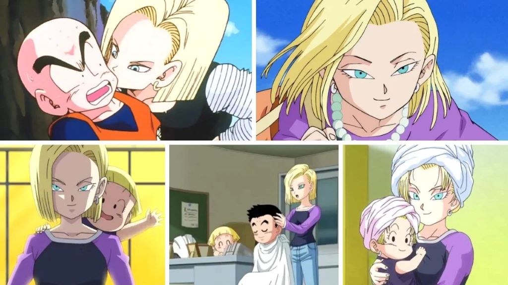How did Android 18 fall in love with Krillin