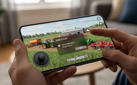 Beginner farming field setup in Farming Simulator 23